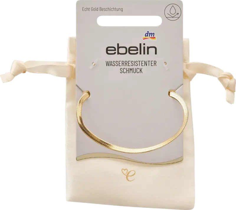 ebelin Armband wasserfest, Gold-Optik