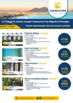 Imperatore Viaggi Viaggi in treno l'autunno tra Napoli e Pompei - al 19.10.2025