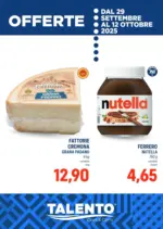 Talento Offerte - al 12.10.2025