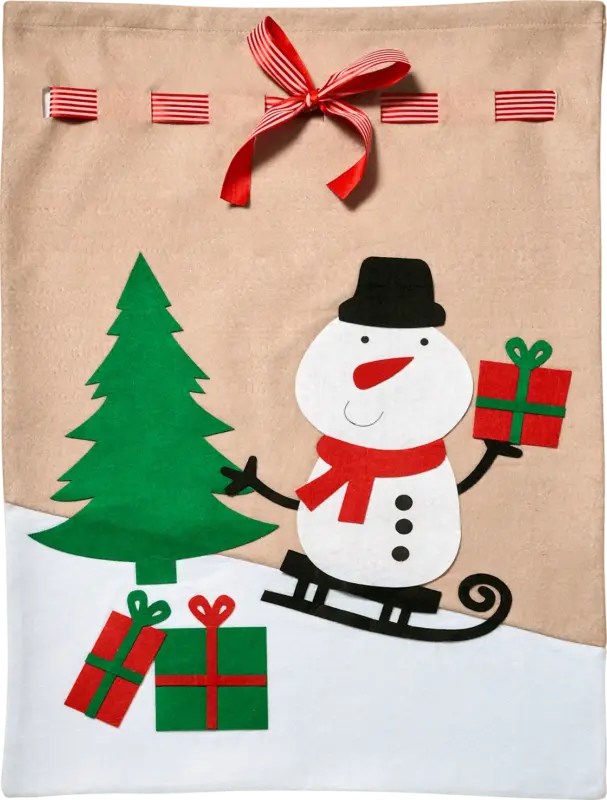 Dekorieren & Einrichten Geschenksack Jumbo mit Schneemann