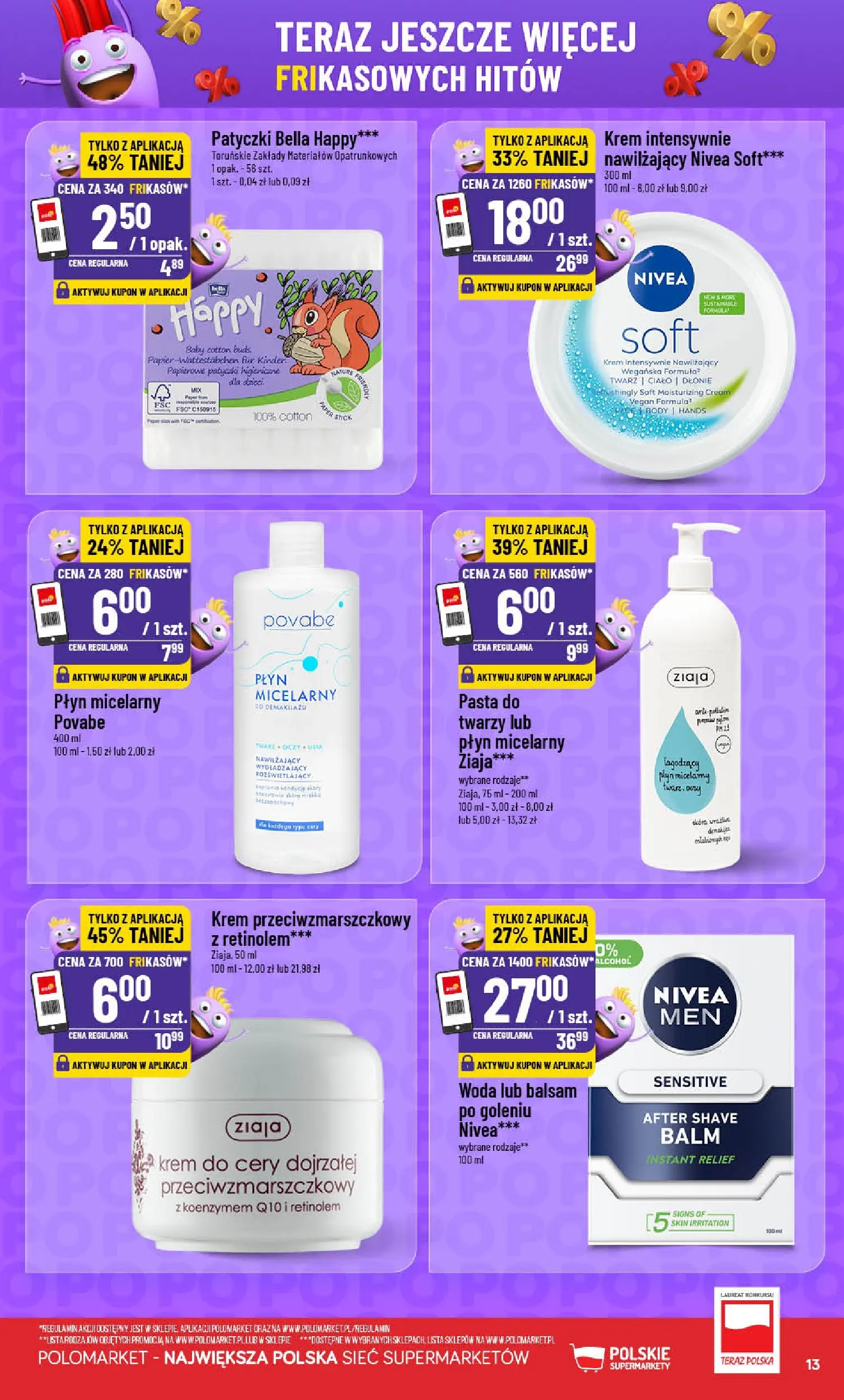 POLOmarket gazetka od jutra (01.10.2025) - Nowa PDF | Strona: 13 | Produkty: Body, Krem, Woda