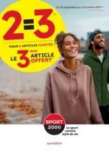 2=3 POUR 2 ARTICLES ACHETÉS