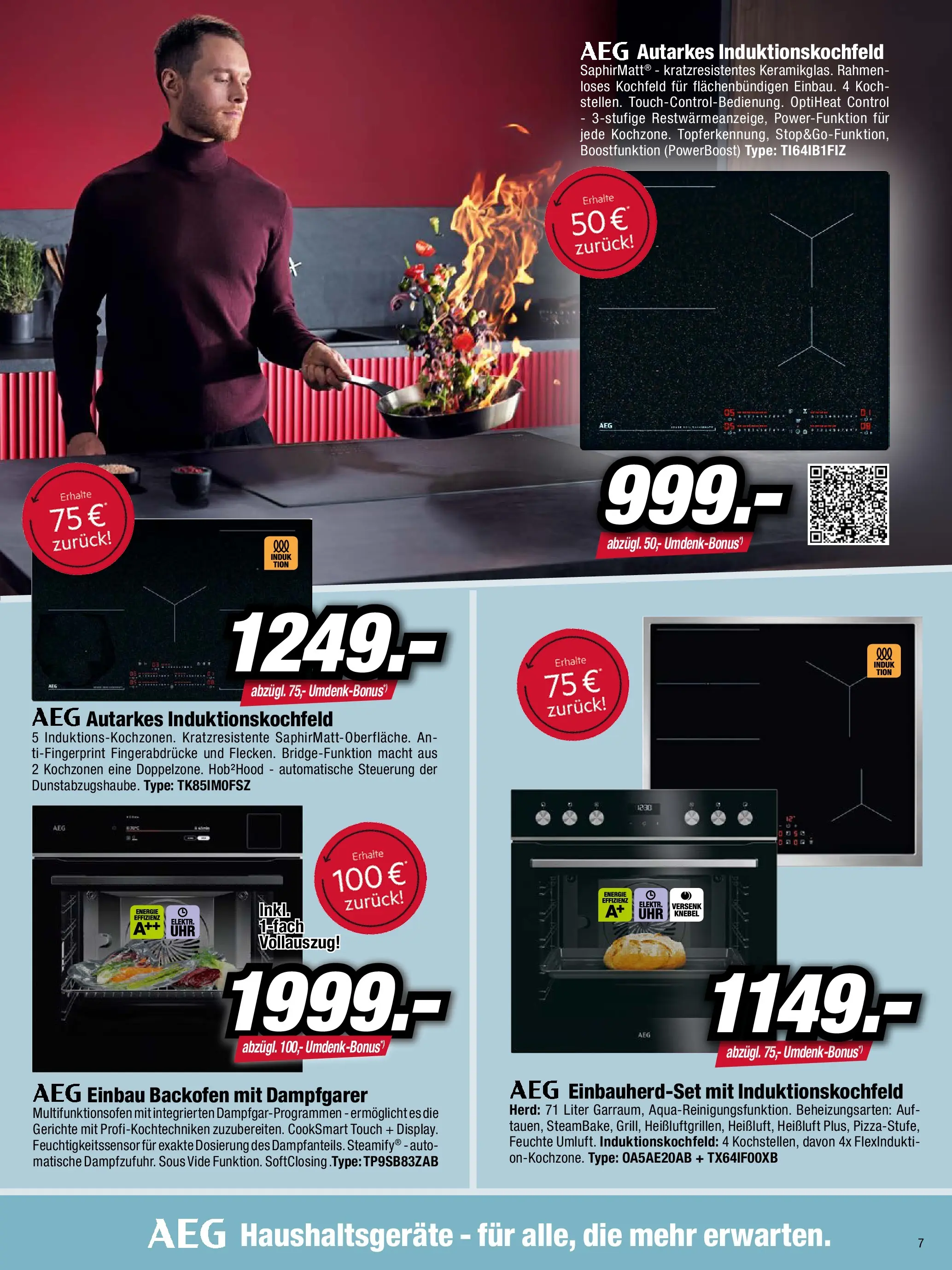 RED ZAC Besser Trocken Als Nass - Kufstein von 20.10.2025 - Aktuelle Angebote | Seite: 7 | Produkte: Herd, Kochfeld