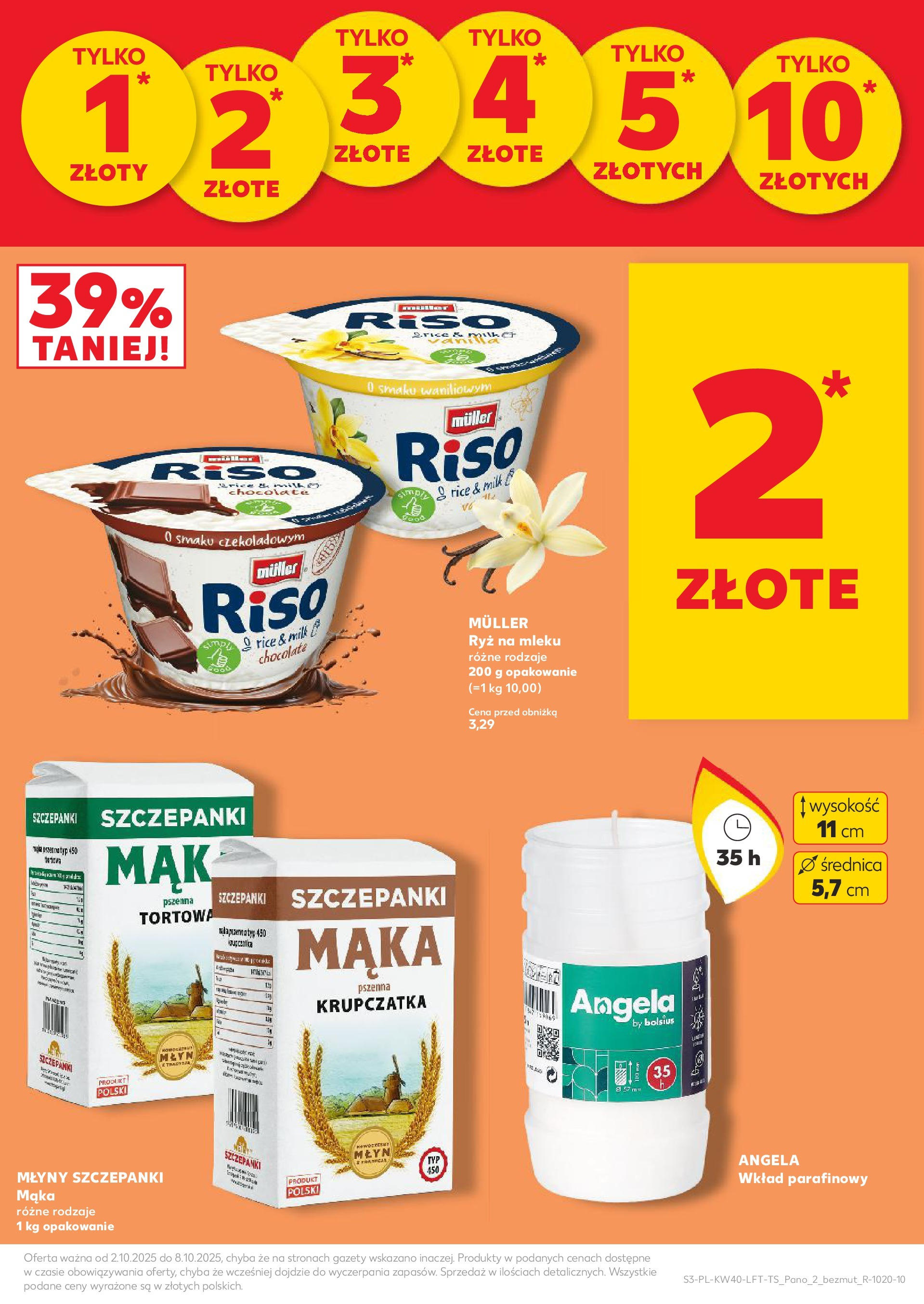Kaufland gazetka od 02.10.2025 - od jutra PDF | Strona: 3 | Produkty: Ryż