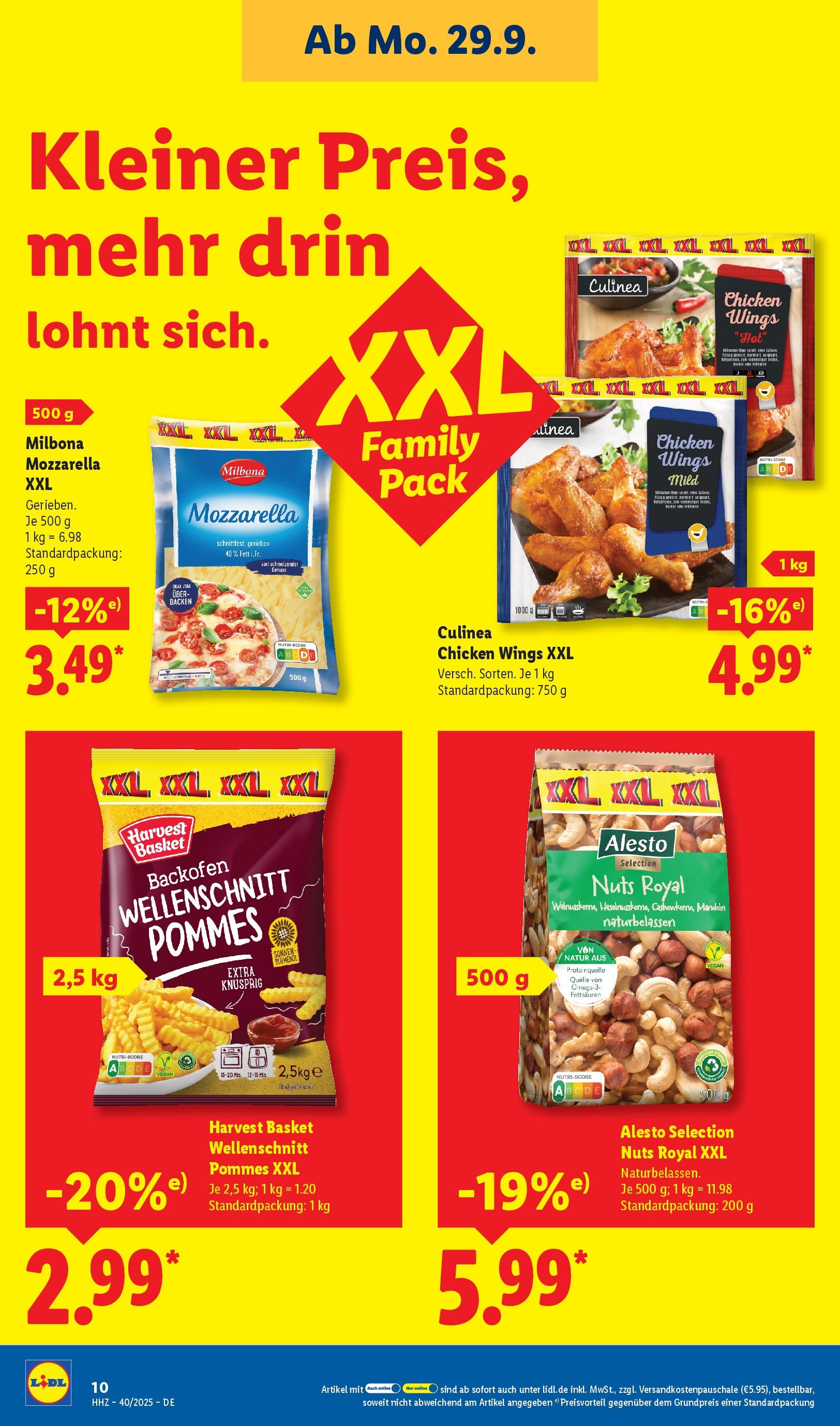 Lidl: Wochenangebote von 28. September bis 4. Oktober 2025 - Prospekt seite 22