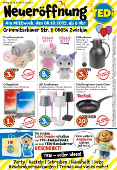 TEDi Neueröffnung in Zwickau ab 08.10.2025 gültig