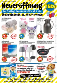 TEDi  Neueröffnung in Bremen ab 10.10.2025 gültig
