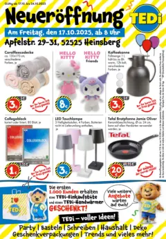 TEDi - TEDi Neueröffnung in Heinsberg ab 12.10.2025 gültig