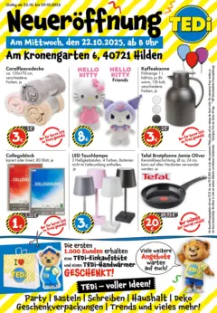TEDi - TEDi Neueröffnung in Hilden ab 17.10.2025 gültig