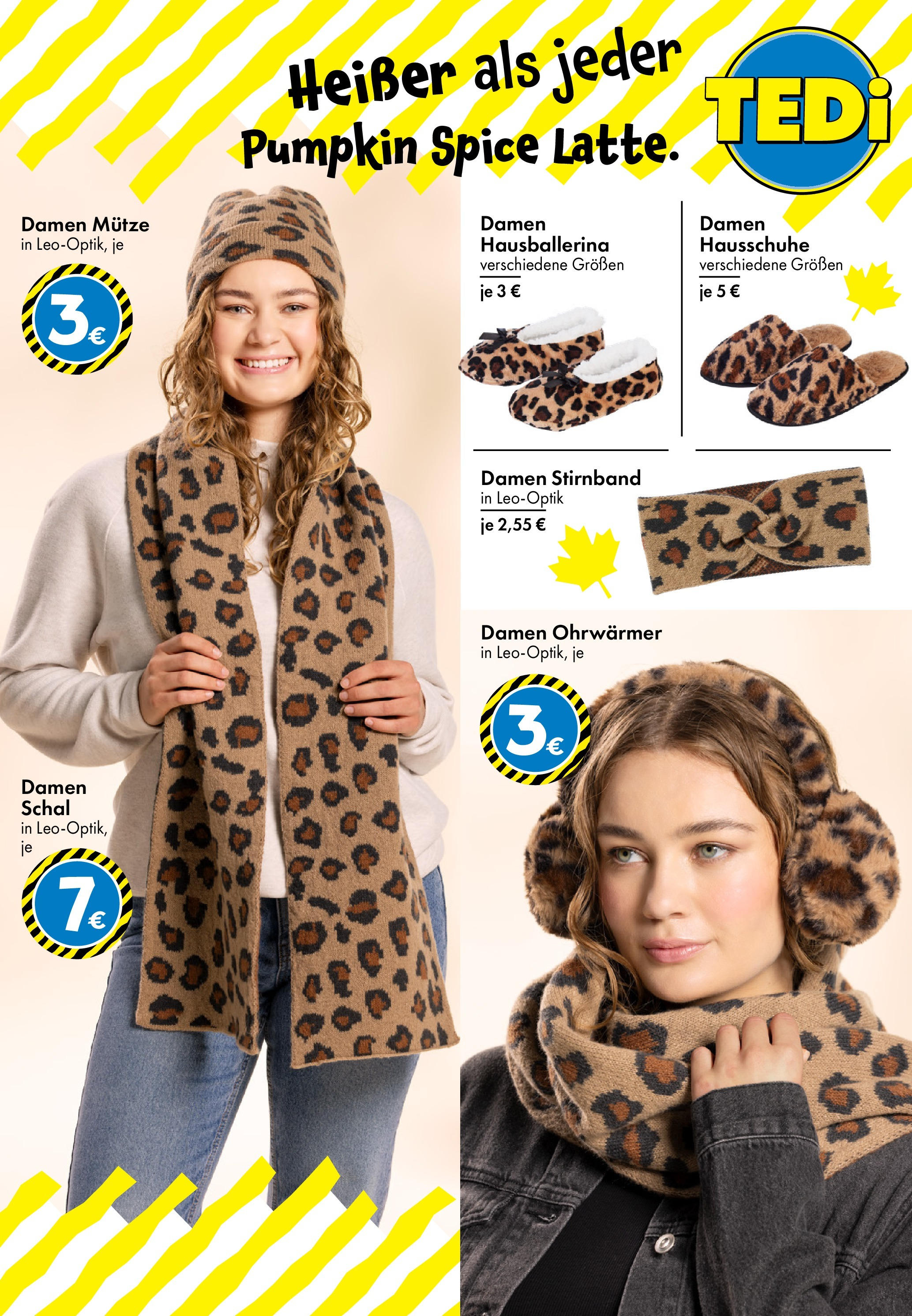 TEDi Flugblatt von 03.10.2025 - Aktuelle Angebote | Seite: 20 | Produkte: Hausschuhe, Schal