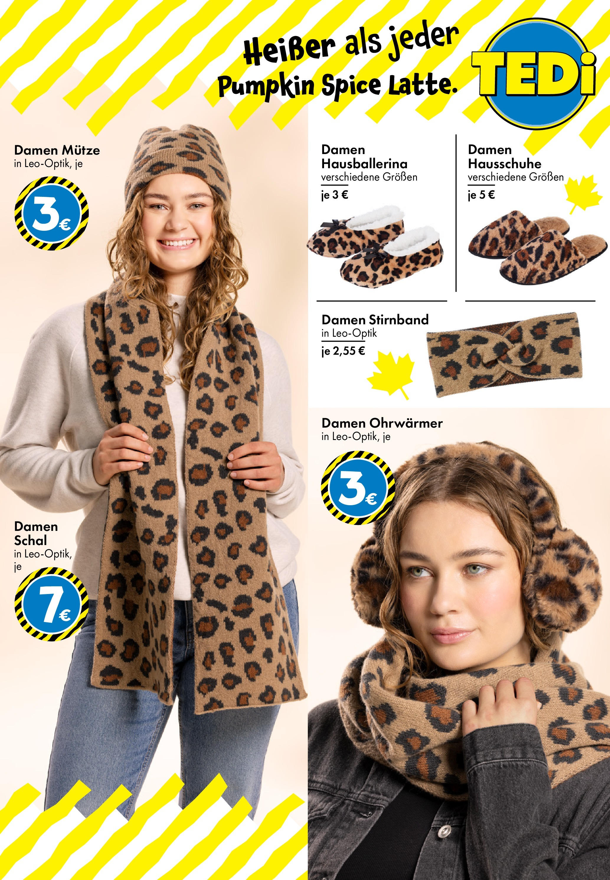 TEDi - TEDi: entdecke die neuen TEDi Trends (ab 02.10.2025) zum Blättern | Seite: 21 | Produkte: Hausschuhe, Schal