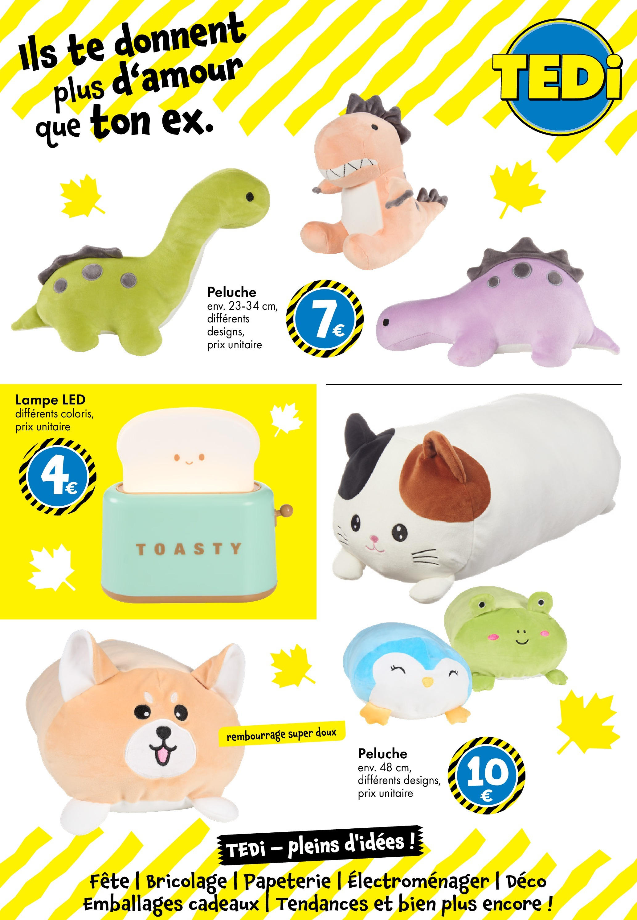 TEDi - TEDi - pleins d'idées à partir du 02/10/2025 - promo en ligne | Page: 10 | Produits: lampe LED, Peluche, Lampe