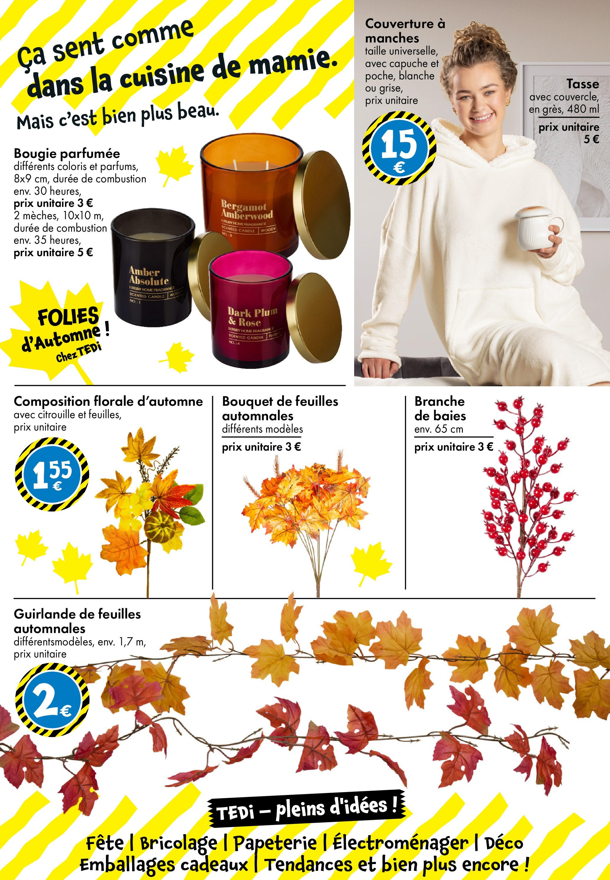 TEDi - TEDi - pleins d'idées à partir du 02/10/2025 - promo en ligne | Page: 25 | Produits: Citrouille, Mais, Couverture