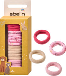 ebelin Haargummis in Box, Rot, Rosa, Beige