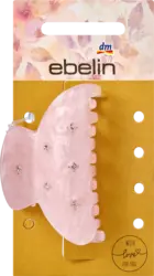 ebelin Haarklammer mit Strass, rosa