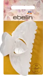 ebelin Haarklammer mit Herz, weiß