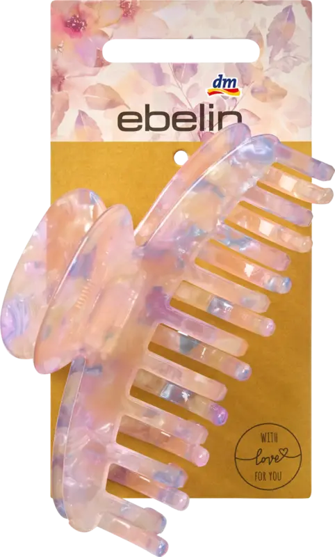 ebelin Haarklammer Acryl, rosa-flieder