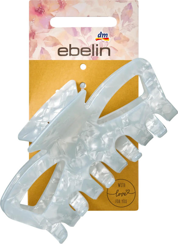 ebelin Haarklammer Acryl, hellblau