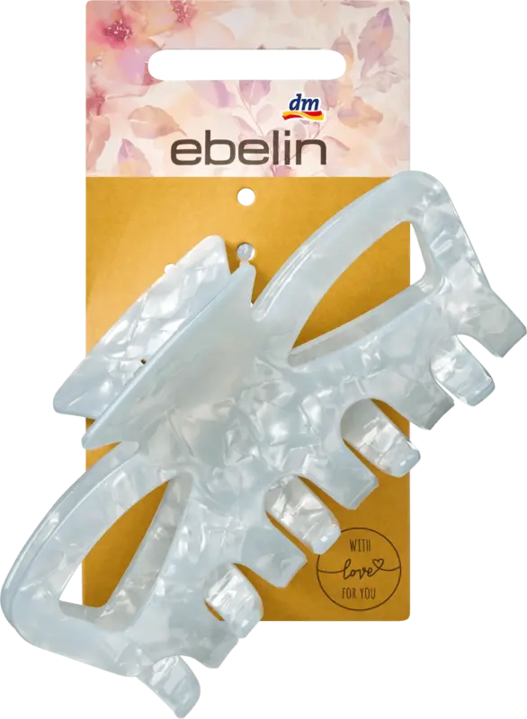 ebelin Haarklammer Acryl, hellblau