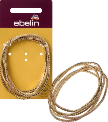 ebelin Armb&auml;nder elastisch mit Strasssteinen, Gold-Optik