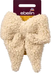 ebelin Patentspange Schleife Teddy, creme