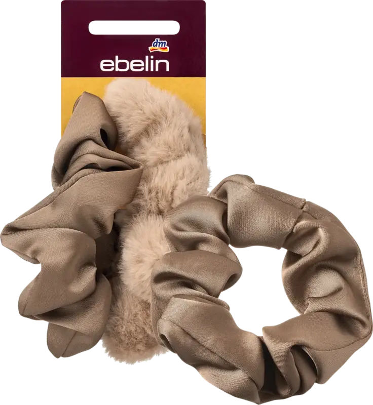 ebelin Scrunchies Felloptik & Satin