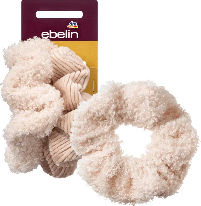 ebelin Scrunchies Teddy & Kord, Creme