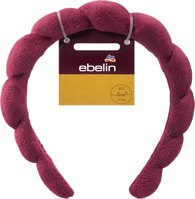 ebelin Haarreif Bubbles, Kirschrot