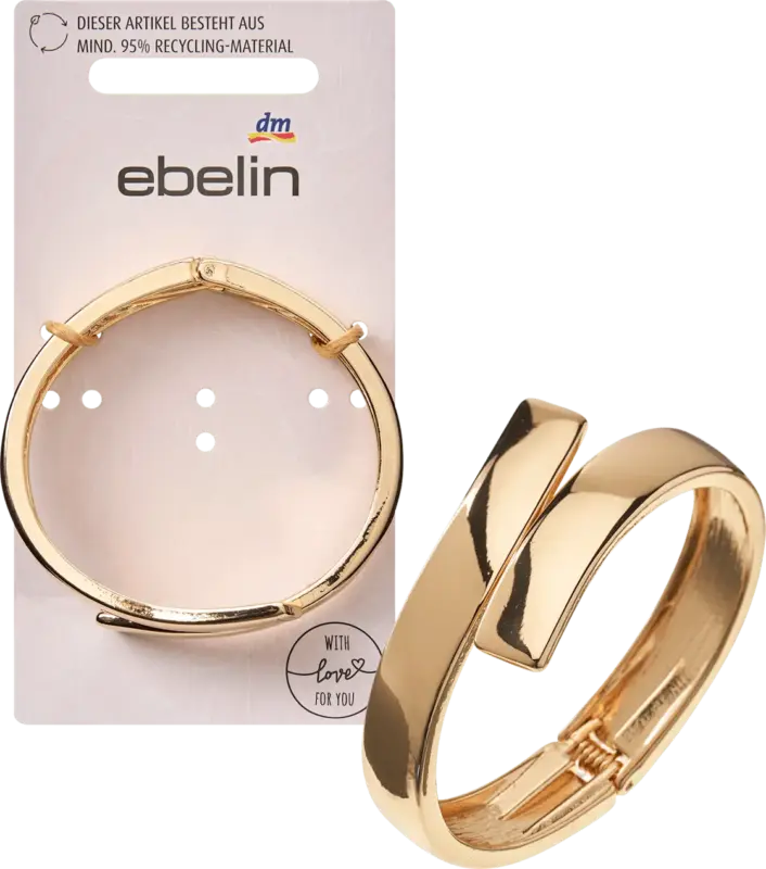 ebelin Armreif recycelt, Gold-Optik
