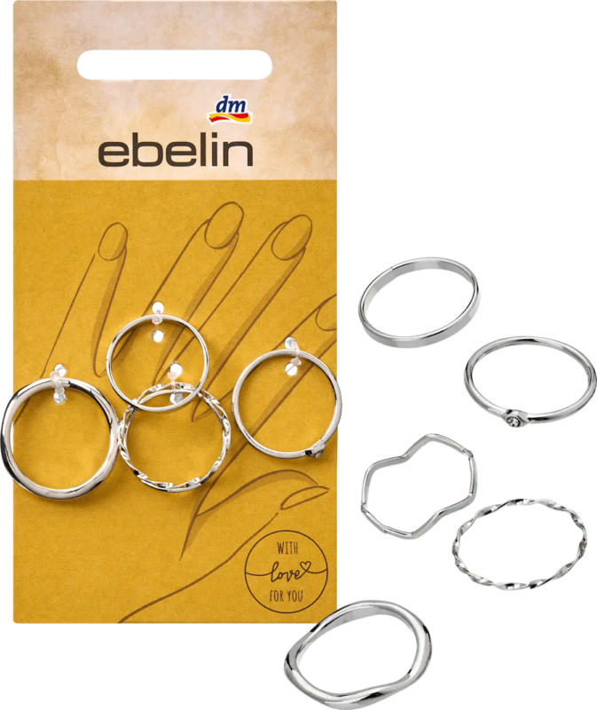ebelin Ringe, Silber-Optik