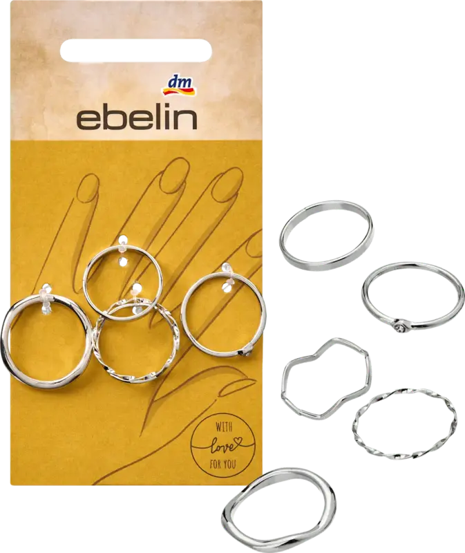 ebelin Ringe, Silber-Optik