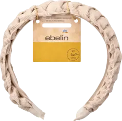 ebelin Haarreif geflochten recycelt, Creme