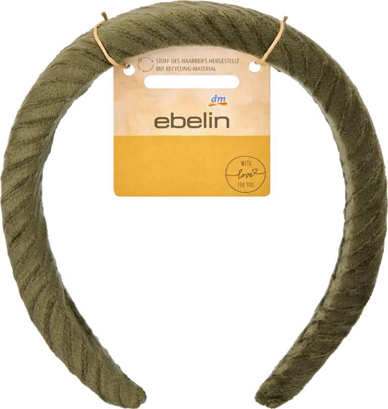 ebelin Haarreif recycelt, Grün