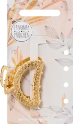 Langhaarmädchen Haarklammer, Gold-Optik
