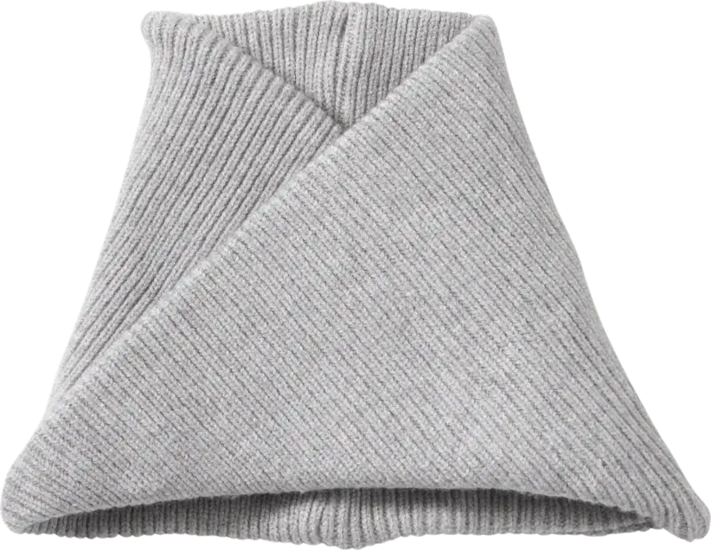 PUSBLU Loop Schal mit Viskose, grau