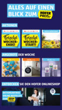 HOFER: Flugblatt