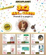 Arcaplanet Prendi 3, paghi 2 - al 05.10.2025