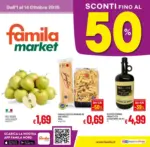 Famila Market SCONTI FINO AL 50% - al 14.10.2025