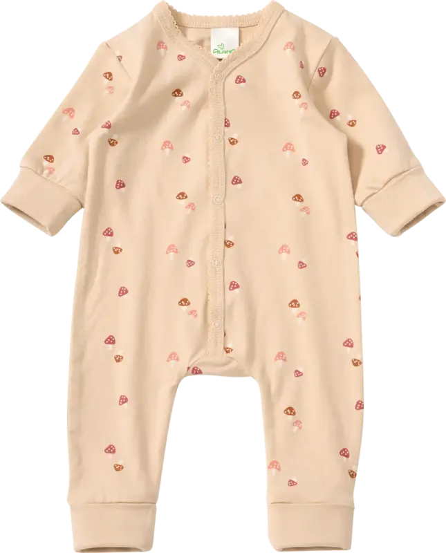 ALANA Schlafanzug mit Pilz-Muster, beige, Gr. 50/56