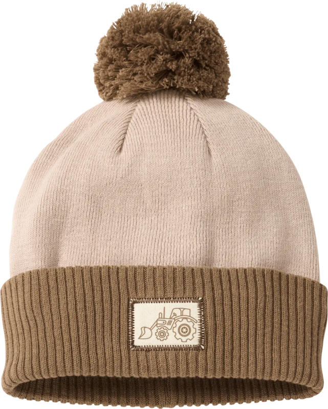 ALANA Strickmütze mit Bommel, beige, Gr. 54/55