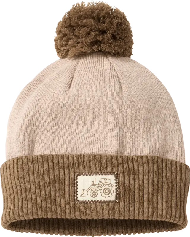 ALANA Strickmütze mit Bommel, beige, Gr. 52/53