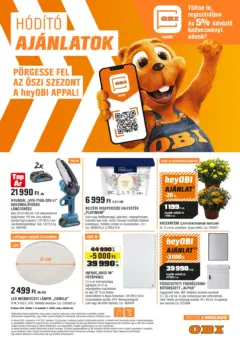 OBI Akciós újság - amely érvényes a következő dátumtól: 01.10.2025