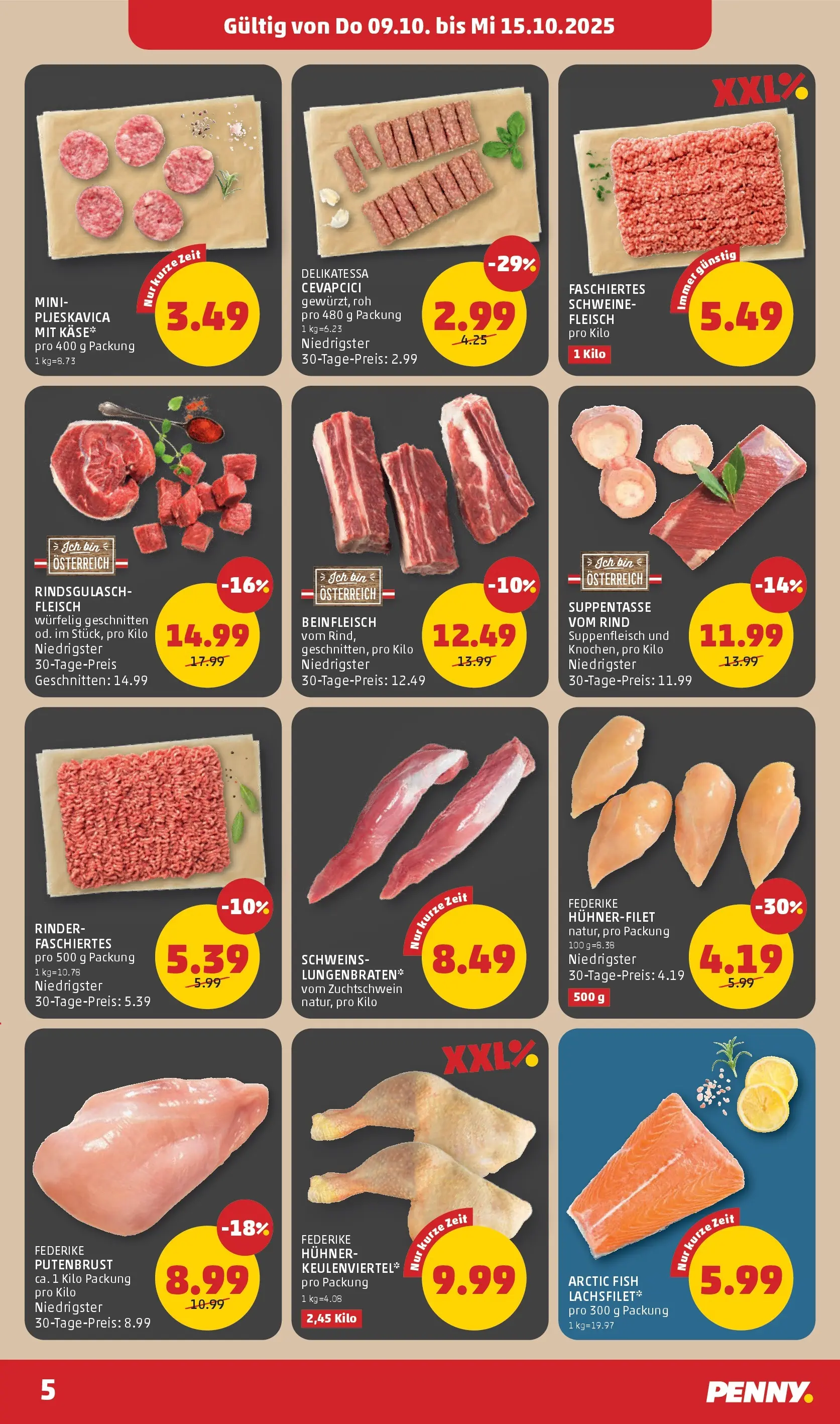 Penny Markt Flugblatt ab (09.10.2025) - Angebote, Prospekt | Seite: 5