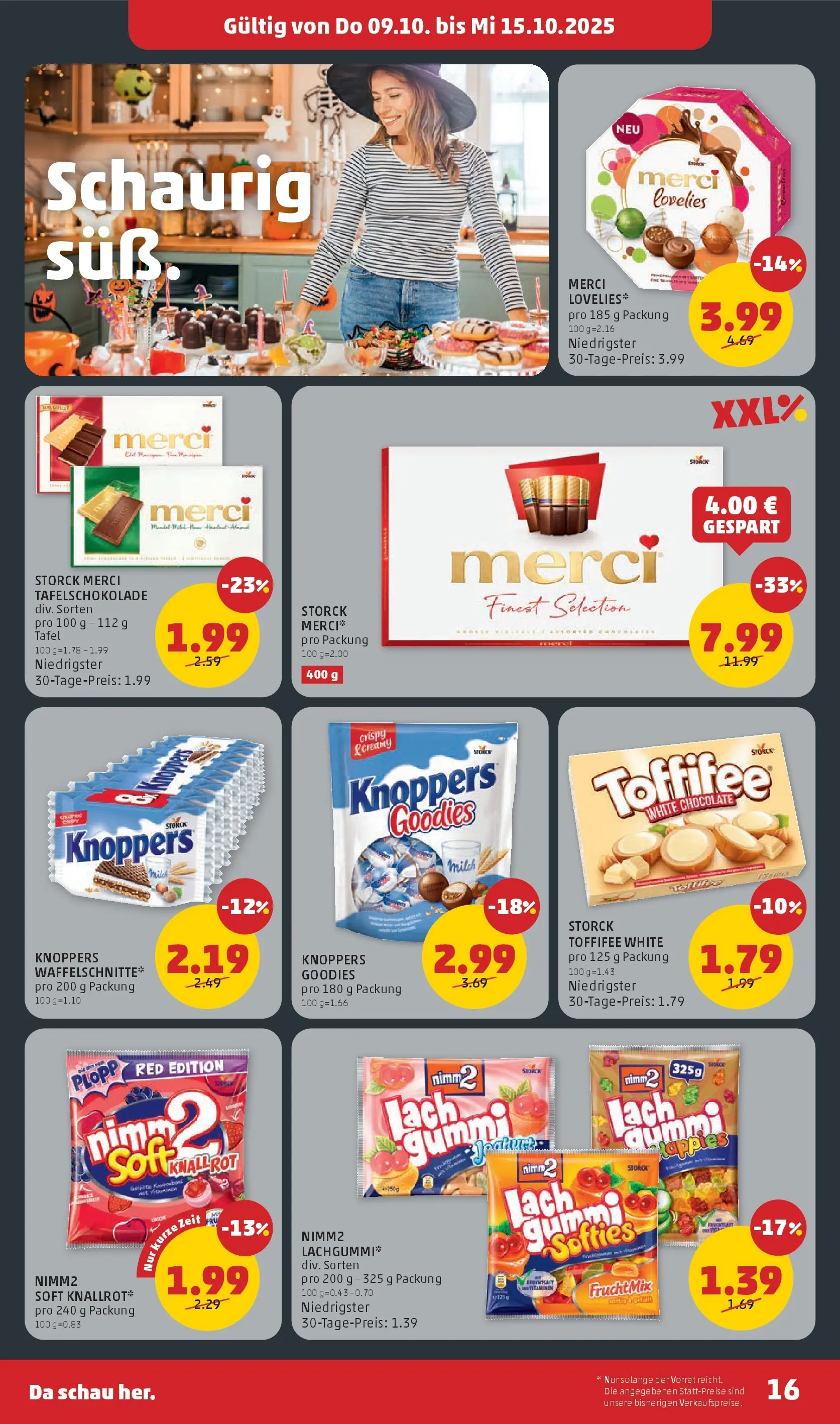 Penny Markt Flugblatt ab (09.10.2025) - Angebote, Prospekt | Seite: 16 | Produkte: Milch