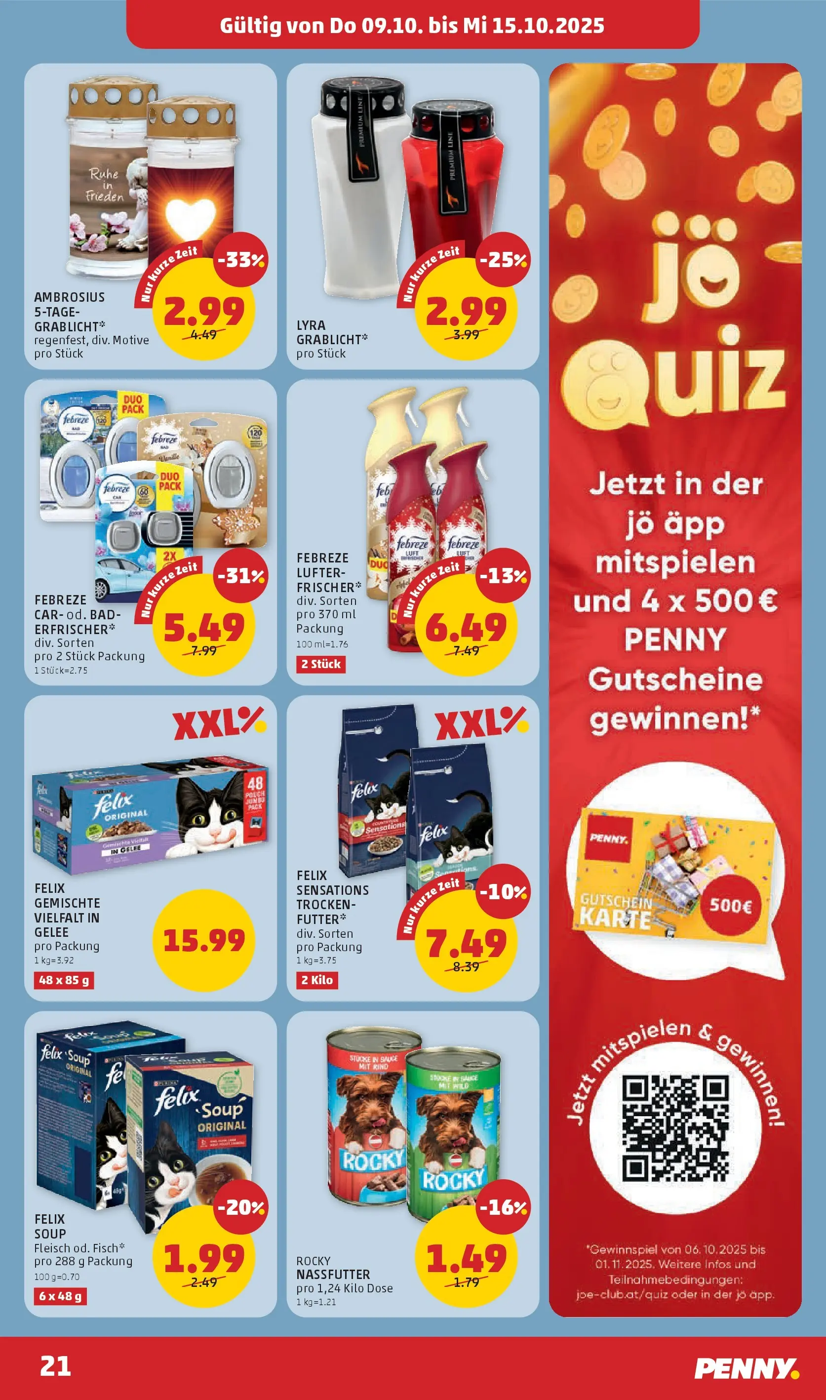 Penny Markt Flugblatt ab (09.10.2025) - Angebote, Prospekt | Seite: 21 | Produkte: Bad, Fisch
