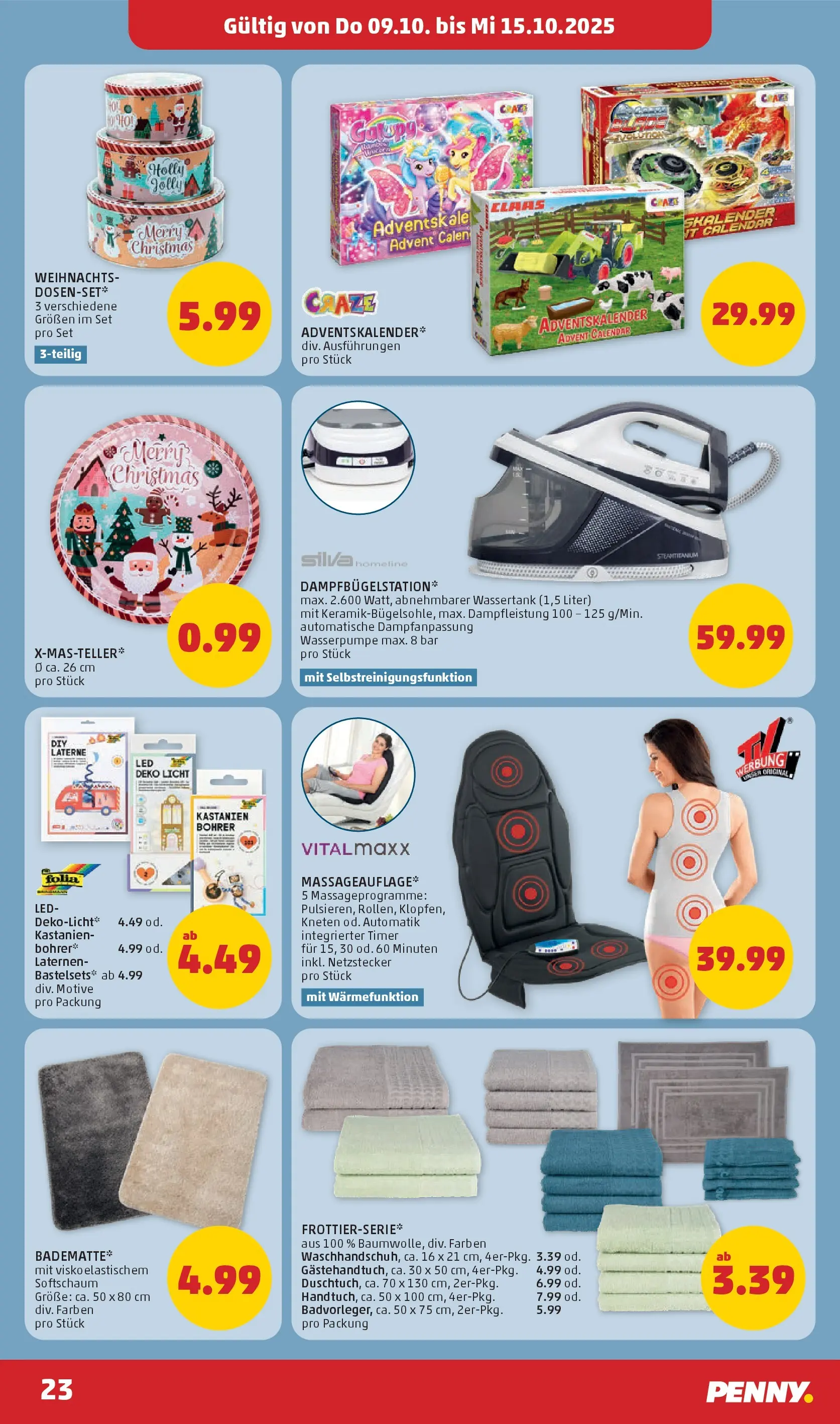 Penny Markt Flugblatt ab (09.10.2025) - Angebote, Prospekt | Seite: 23