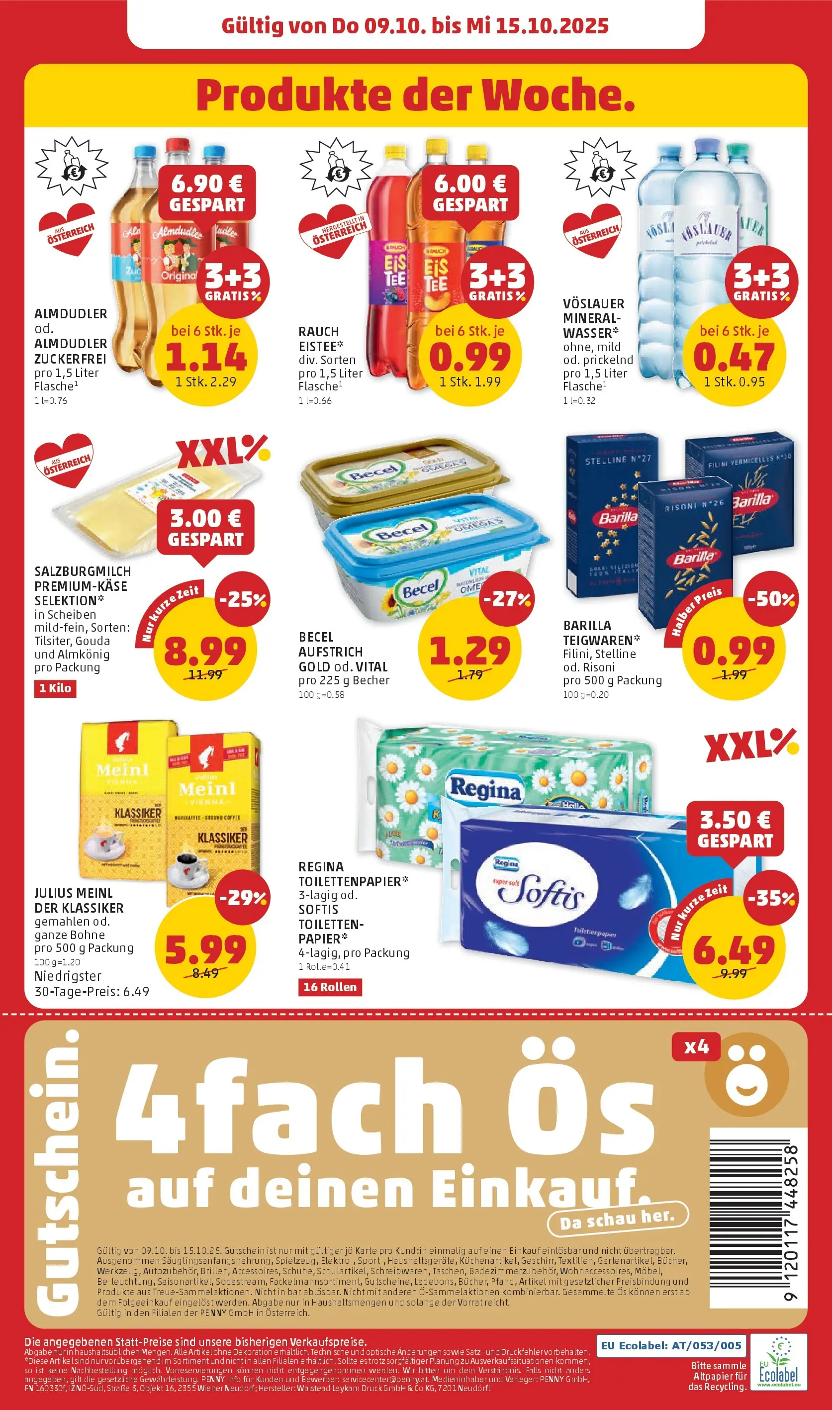 Penny Markt Flugblatt ab (09.10.2025) - Angebote, Prospekt | Seite: 28 | Produkte: Wasser