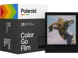 Polaroid Sofortbildfilm Color Go Film Black Frame, Doppelpack; Fotofilm