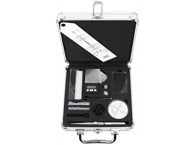 Lenco TTA-12IN1pro - Professionelles 12-in-1 Plattenspieler-Zubehörset Deluxe-Set für Schallplattenreinigung, Silber; Profi-Pflegeset für Plattenspieler
