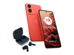 Motorola Moto G35 5G inkl. Buds Starlight Blue, 128 GB, Guava Red, Dual SIM